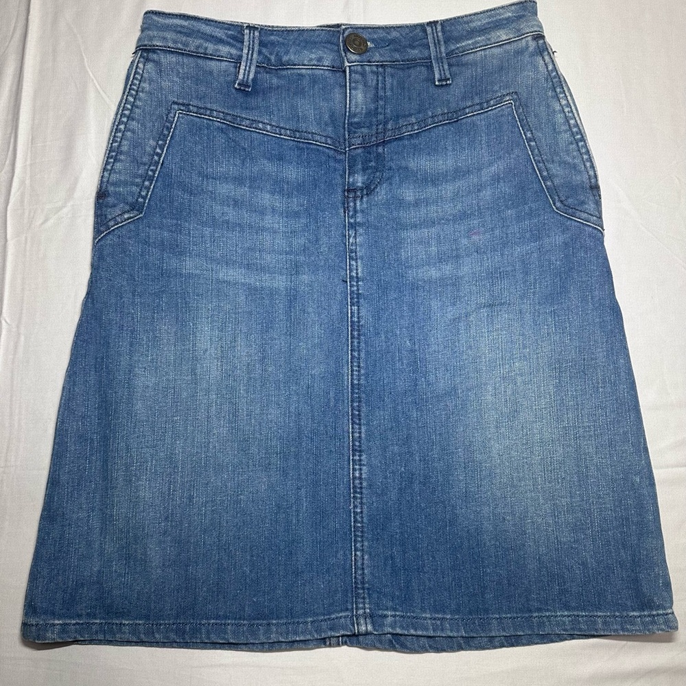Marc By Marc Jacobs A-Line Denim Skirt - Blue Size 0